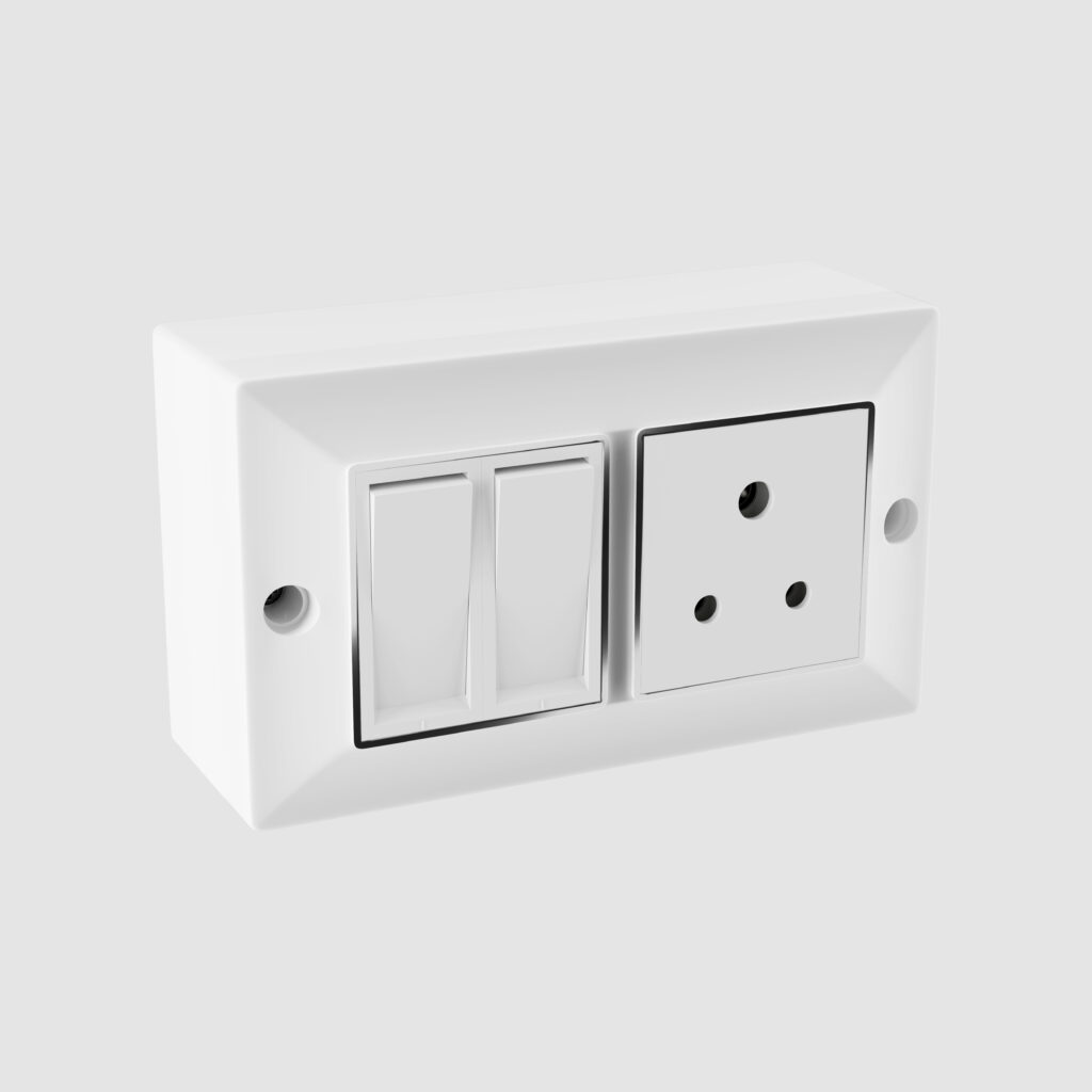 4 Way Marvel Modular Gangbox White