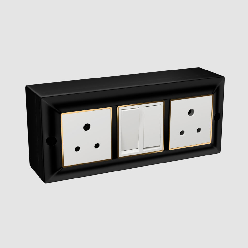 6 Way Marvel Modular Gangbox Black