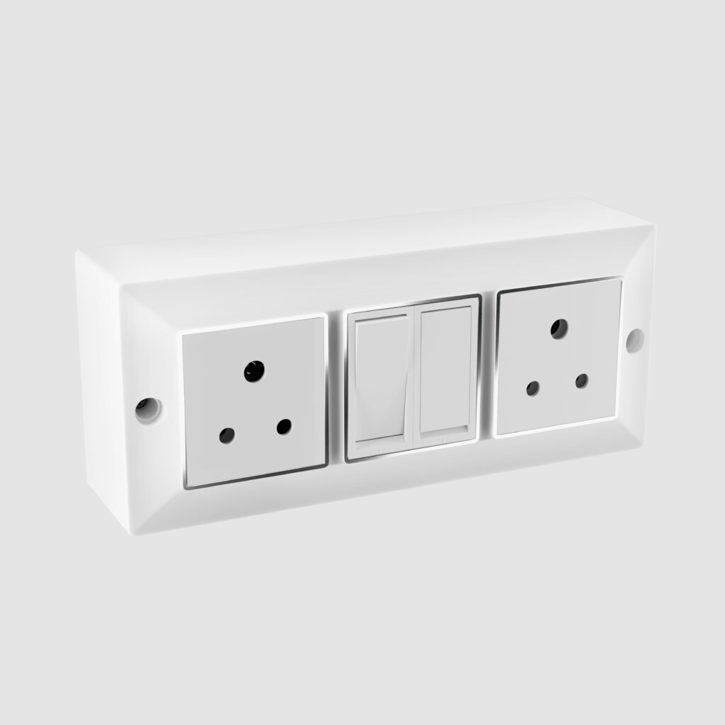6 Way Marvel Modular Gangbox White